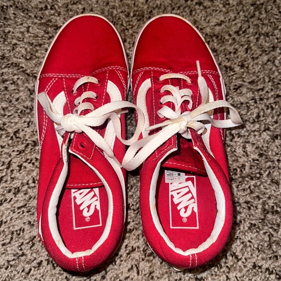 Red vans size 6.5 - Picture 5 of 8